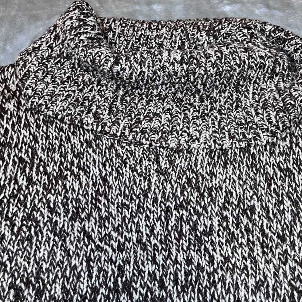Cato Knit Sweater Dress Womens Large Short Sleeve Cowl Neck Speckled Chic Casual - Picture 6 of 11